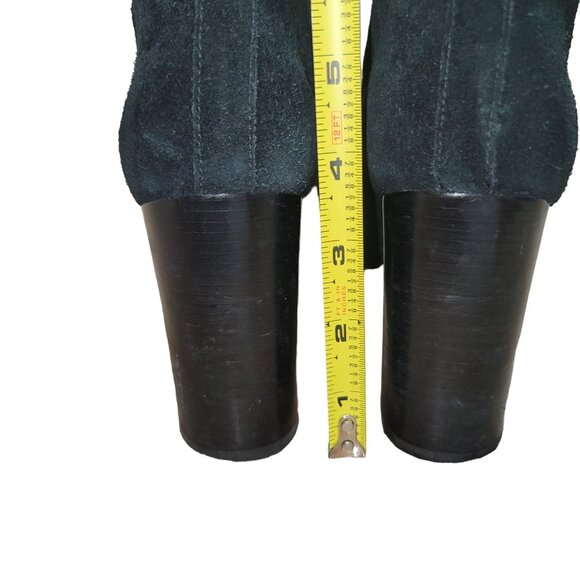 Cole Haan Womens 8 Chunky Suede Ankle Boots Fall Workwear Minimalist Grunge Y2K - Picture 4 of 9